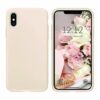 iPhone X/XS Skal Silikon Beige Rvelon