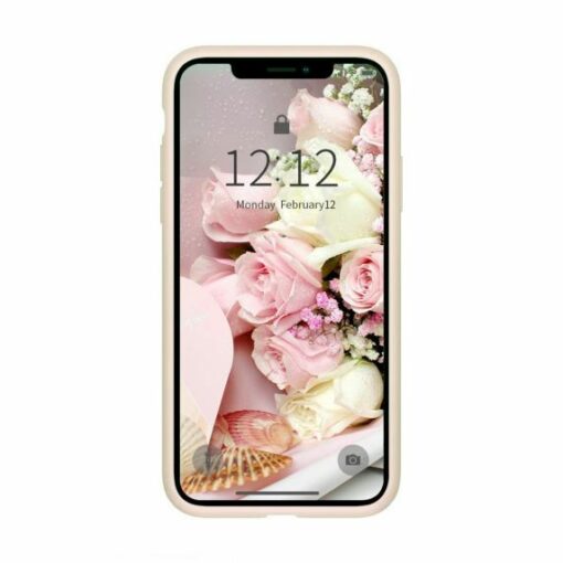 iPhone X/XS Skal Silikon Beige Rvelon