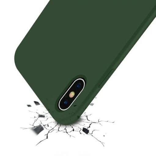 iPhone X/XS Skal Silikon Grön Rvelon