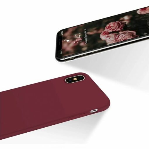 iPhone X/XS Skal Silikon Röd Rvelon