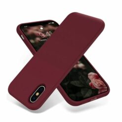iPhone X/XS Skal Silikon Röd Rvelon