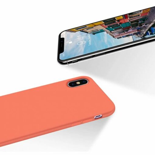 iPhone X/XS Skal Silikon Rosa Rvelon