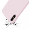 iPhone X/XS Skal Silikon Sand Rosa Rvelon
