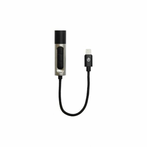 Lightning till 3,5mm Adapter med Ljudkontroll