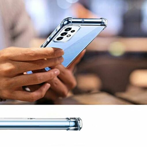 Samsung Galaxy A32 5G Stöttåligt Skal Rvelon Transparent