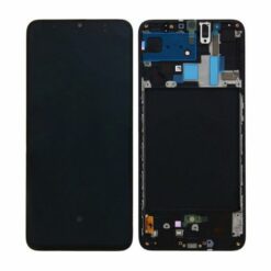 Samsung Galaxy A70 Skärm med LCD Display Svart