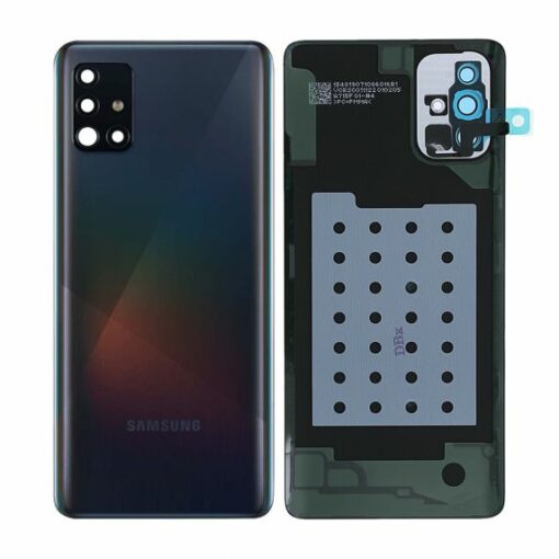 Samsung Galaxy A71 (SM A715F) Baksida Original Svart