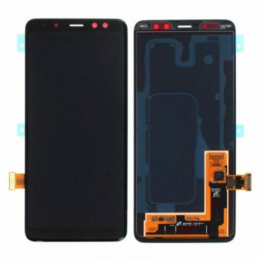 Samsung Galaxy A8 2018 (SM A530F) LCD Skärm med Display Original Svart