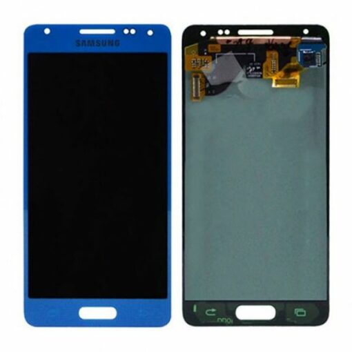 Samsung Galaxy Alpha (SM G850F) Skärm med LCD Display Original Blå