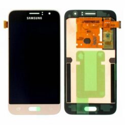 Samsung Galaxy J1 2016 (SM J120F) Skärm med LCD Display Original Guld 