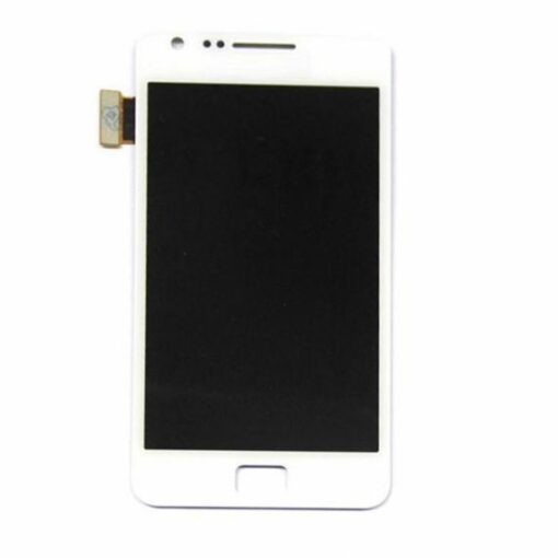 Samsung Galaxy S2 Plus Skärm med LCD Display Vit