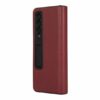Samsung Galaxy Z Fold3 Mobilskal Fodral Läder Röd