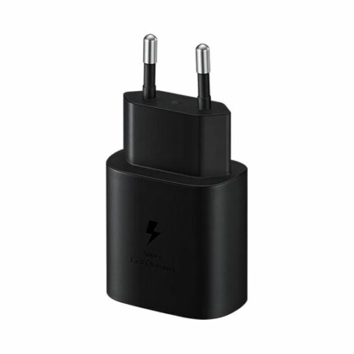 Samsung Laddare med Snabbladdning USB C 25W Adapter Svart