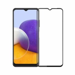 Skärmskydd Samsung Galaxy A22 5G 3D Härdat Glas Svart