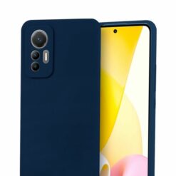 Xiaomi 12 Lite Silikonskal Mörkblå