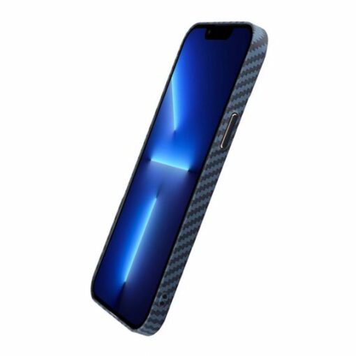 Kolfiber Skal iPhone 12 Pro Max - Blå