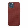 Kolfiber Skal iPhone 12 Pro Max - Röd