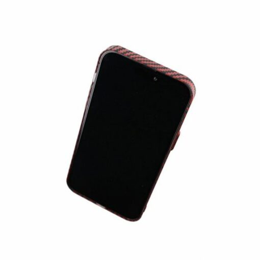 Kolfiber Skal iPhone 14 Pro Max - Röd