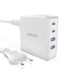 Dudao Adapter GaN 100W Type Cx2 + 2xUSB White