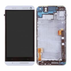 HTC One M7 Skärm med LCD Display OEM Vit