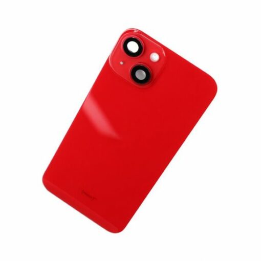 iPhone 14 Baksida Glas - Röd