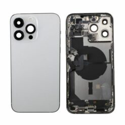 iPhone 14 Pro Max Baksida med Komplett Ram - Silver