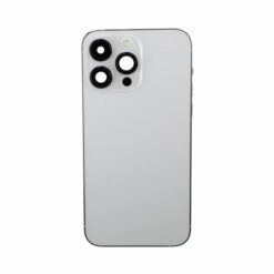 iPhone 14 Pro Max Baksida med Komplett Ram - Silver