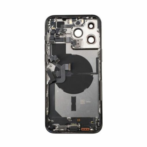 iPhone 14 Pro Max Baksida med Komplett Ram - Svart