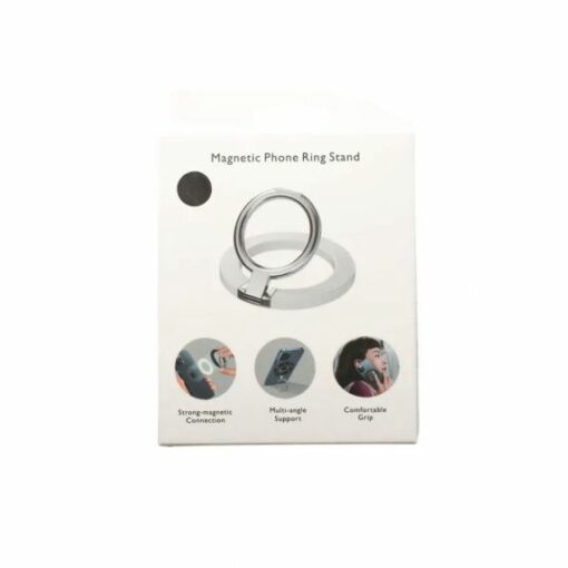 Magnetic Phone Ring Stand Black