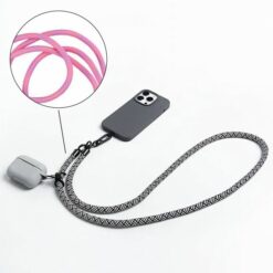 Mobilband Universal Halsband Textur Rosa