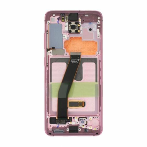 Samsung Galaxy S20 Skärm med LCD Display Original Rosa