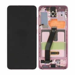 Samsung Galaxy S20 Skärm med LCD Display Original Rosa