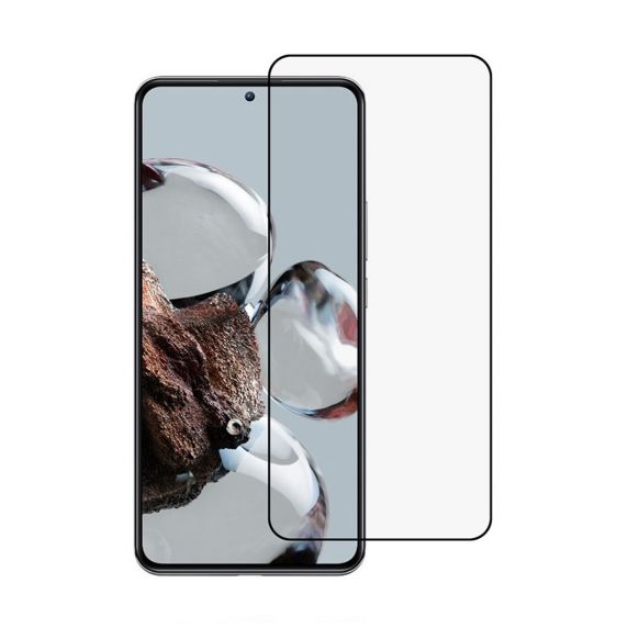 Xiaomi 12T Pro Skärmskydd i 3D Härdat Glas - Svart (miljö)