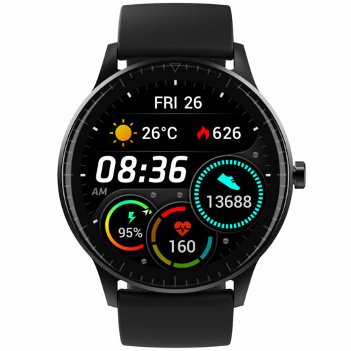 Smartwatch HR IP67 Svart 1,28" display