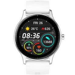 Smartwatch HR IP67 Vit 1,28" display