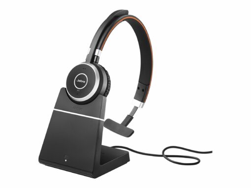 Jabra Evolve 65 SE MS Mono Trådløs Headset Sort