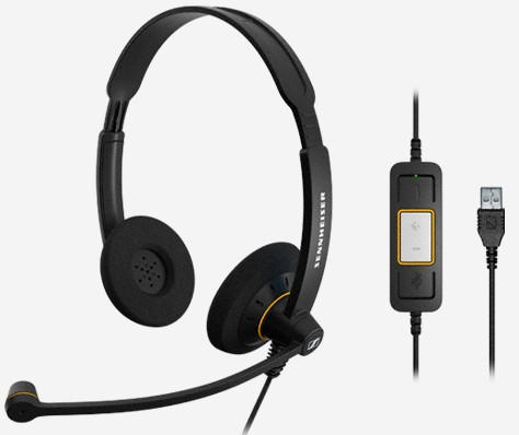 Sennheiser SC 60 USB ML On ear Headset