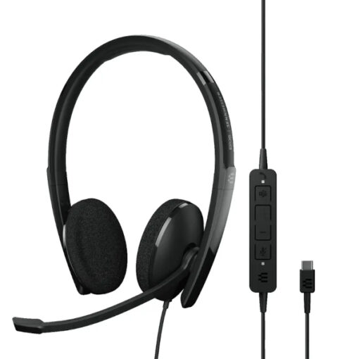 epos adapt 160t usbc ii headset microsoft teams svart 3