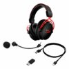 HyperX Cloud Alpha Trådløs Headset Sort Rød