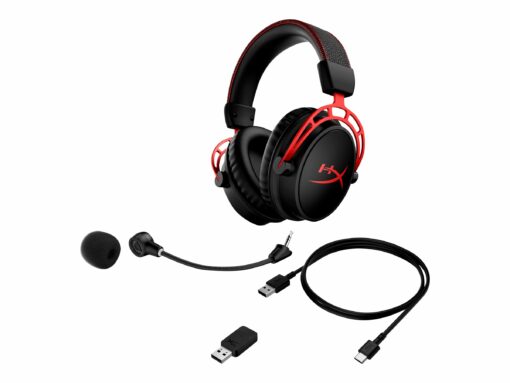 HyperX Cloud Alpha Trådløs Headset Sort Rød