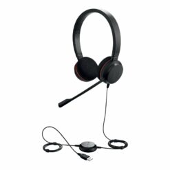 Jabra Evolve 20 MS stereo Kabling Headset Sort