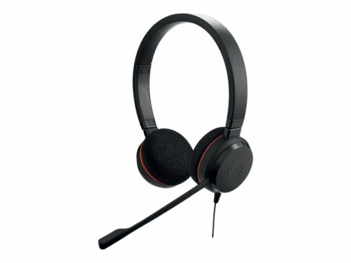 Jabra Evolve 20 MS stereo Kabling Headset Sort