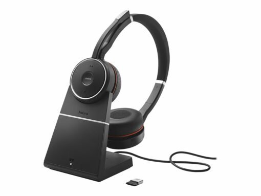 Jabra Evolve 75 SE MS Stereo Trådløs Headset Sort