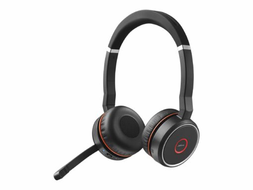 Jabra Evolve 75 SE MS Stereo Trådløs Headset Sort