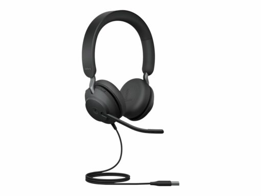 Jabra Evolve2 40 MS Stereo Kabling Headset Sort