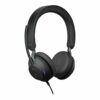 Jabra Evolve2 40 MS Stereo Kabling Headset Sort
