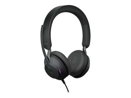 Jabra Evolve2 40 MS Stereo Kabling Headset Sort