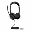 Jabra Evolve2 50 MS Stereo Trådløs Headset Sort