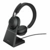 Jabra Evolve2 65 MS Stereo Trådløs Headset Sort