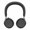 Jabra Evolve2 75 Trådløs Kabling Headset Sort